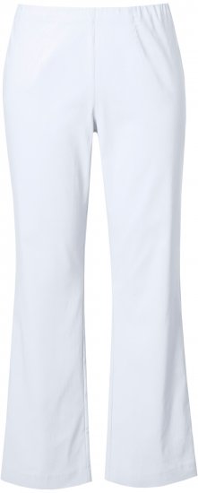 Ulla Popken Classic Stretch Bengaline Comfort Pants Snow White - Jeansy & Spodnie w Dużych Rozmiarach – Plus Size - 