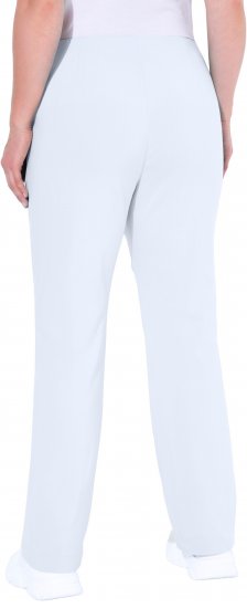 Ulla Popken Classic Stretch Bengaline Comfort Pants Snow White - Jeansy & Spodnie w Dużych Rozmiarach – Plus Size - 
