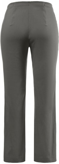Ulla Popken Classic Stretch Bengaline Comfort Pants Brown - Jeansy & Spodnie w Dużych Rozmiarach – Plus Size - 
