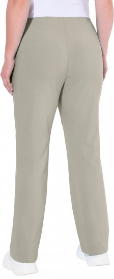 Ulla Popken Classic Stretch Bengaline Comfort Pants Brown - Jeansy & Spodnie w Dużych Rozmiarach – Plus Size - 