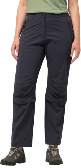 Ulla Popken Versatile Zip Off Leg Quick Dry Stretch Pants Graphite Grey - Jeansy & Spodnie w Dużych Rozmiarach – Plus Size - 