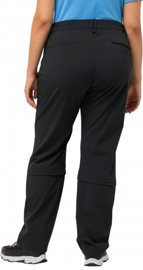 Ulla Popken Versatile Zip Off Leg Quick Dry Stretch Pants Navy - Jeansy & Spodnie w Dużych Rozmiarach – Plus Size - 
