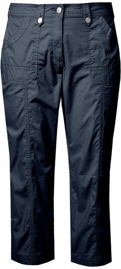 Ulla Popken Roll Tab Hem Stretch Cargo Pants Navy - Jeansy & Spodnie w Dużych Rozmiarach – Plus Size - 