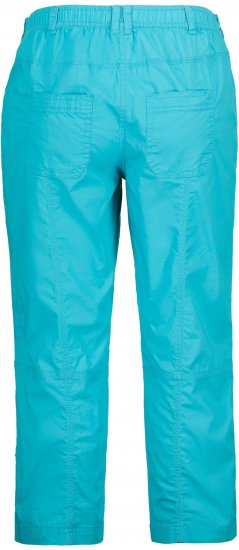 Ulla Popken Roll Tab Hem Stretch Cargo Pants Deep Aqua - Jeansy & Spodnie w Dużych Rozmiarach – Plus Size - 