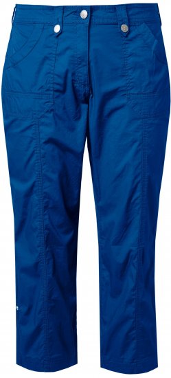 Ulla Popken Roll Tab Hem Stretch Cargo Pants Blue - Jeansy & Spodnie w Dużych Rozmiarach – Plus Size - 