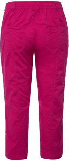 Ulla Popken Roll Tab Hem Stretch Cargo Pants Pink - Jeansy & Spodnie w Dużych Rozmiarach – Plus Size - 