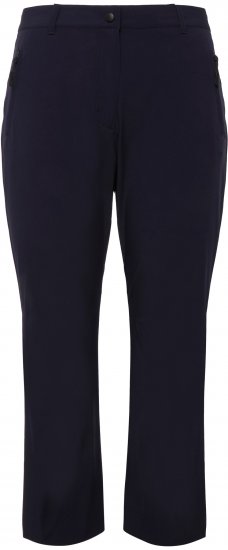 Ulla Popken Functional Sport Quick Dry Stretch Crop Pants Navy Blue - Jeansy & Spodnie w Dużych Rozmiarach – Plus Size - 