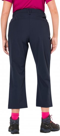 Ulla Popken Functional Sport Quick Dry Stretch Crop Pants Navy Blue - Jeansy & Spodnie w Dużych Rozmiarach – Plus Size - 