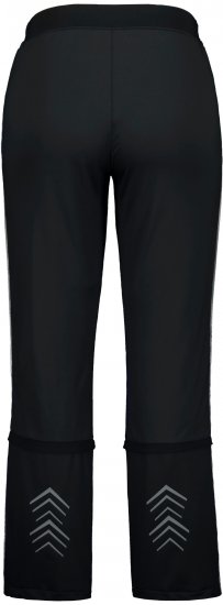 Ulla Popken Zip Off Reflective Detail Funtional Powerstretch Pants Black - Jeansy & Spodnie w Dużych Rozmiarach – Plus Size - 