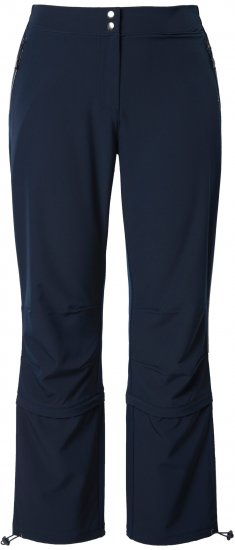 Ulla Popken Zip Off Reflective Detail Funtional Powerstretch Pants Navy - Jeansy & Spodnie w Dużych Rozmiarach – Plus Size - 