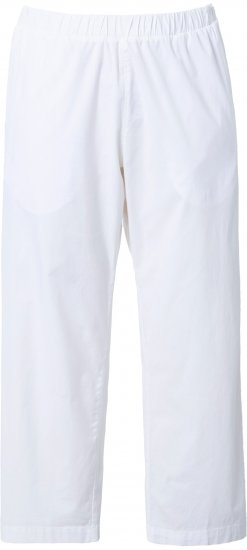 Ulla Popken Wide Leg Ruby Fit Stretch Chino Pants Snow White - Jeansy & Spodnie w Dużych Rozmiarach – Plus Size - 