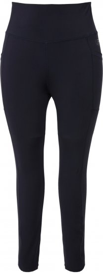 Ulla Popken High Waist Quick Dry Recycled Stretch Leggings Grey - Jeansy & Spodnie w Dużych Rozmiarach – Plus Size - 