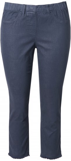 Ulla Popken Stretch Blend Bengaline Pants Navy - Jeansy & Spodnie w Dużych Rozmiarach – Plus Size - 