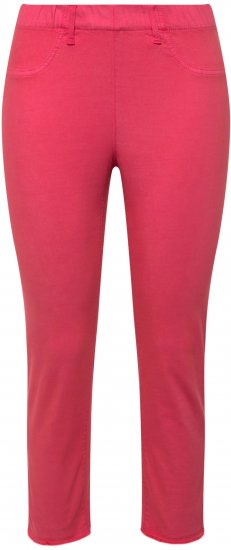 Ulla Popken Stretch Blend Bengaline Pants Light Pink - Jeansy & Spodnie w Dużych Rozmiarach – Plus Size - 