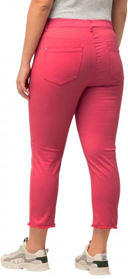 Ulla Popken Stretch Blend Bengaline Pants Light Pink - Jeansy & Spodnie w Dużych Rozmiarach – Plus Size - 