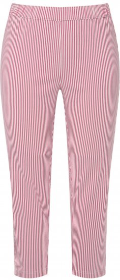 Ulla Popken Stretch Blend Bengaline Pants Pale Lilac - Jeansy & Spodnie w Dużych Rozmiarach – Plus Size - 