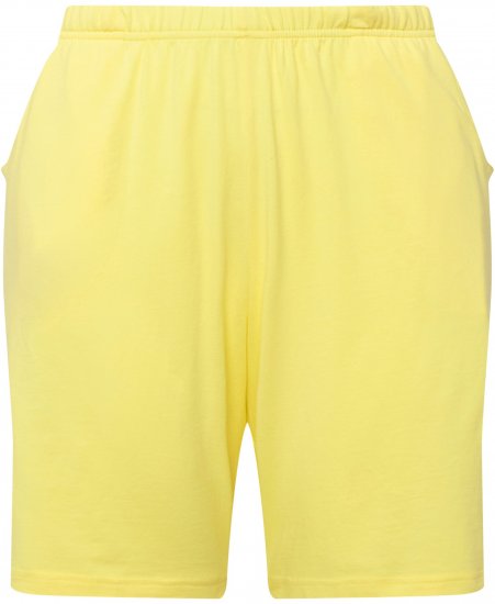 Ulla Popken Stretch Knit Bermuda Shorts Orange - Jeansy & Spodnie w Dużych Rozmiarach – Plus Size - 