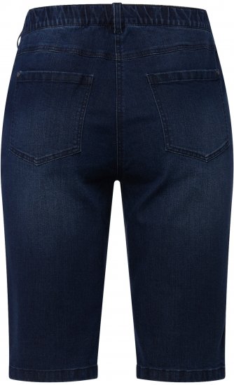 Ulla Popken Basic Denim Mandy Bermuda Shorts Blue Denim - Jeansy & Spodnie w Dużych Rozmiarach – Plus Size - 