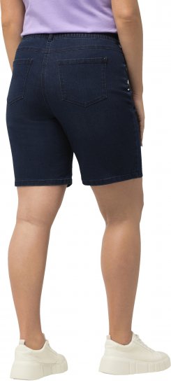 Ulla Popken Basic Denim Mandy Bermuda Shorts Blue Denim - Jeansy & Spodnie w Dużych Rozmiarach – Plus Size - 