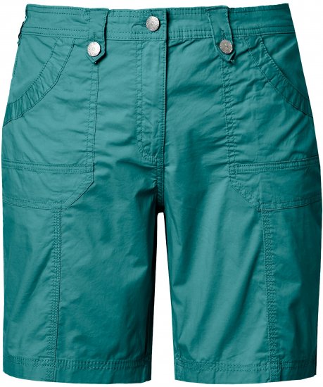 Ulla Popken Cargo Bermuda Shorts Teal - Jeansy & Spodnie w Dużych Rozmiarach – Plus Size - 