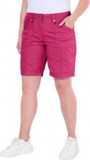 Ulla Popken Cargo Bermuda Shorts Pale Lilac - Jeansy & Spodnie w Dużych Rozmiarach – Plus Size - 