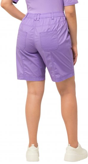 Ulla Popken Cargo Bermuda Shorts Pale Lilac - Jeansy & Spodnie w Dużych Rozmiarach – Plus Size - 
