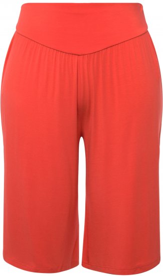 Ulla Popken Wide Leg Flared Bermuda Shorts - Jeansy & Spodnie w Dużych Rozmiarach – Plus Size - 