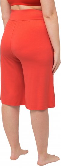 Ulla Popken Wide Leg Flared Bermuda Shorts - Jeansy & Spodnie w Dużych Rozmiarach – Plus Size - 