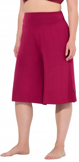Ulla Popken Wide Leg Flared Bermuda Shorts - Jeansy & Spodnie w Dużych Rozmiarach – Plus Size - 