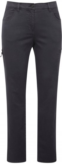 Ulla Popken Stretch Fit 6 Pocket Cargo Pants Black - Jeansy & Spodnie w Dużych Rozmiarach – Plus Size - 