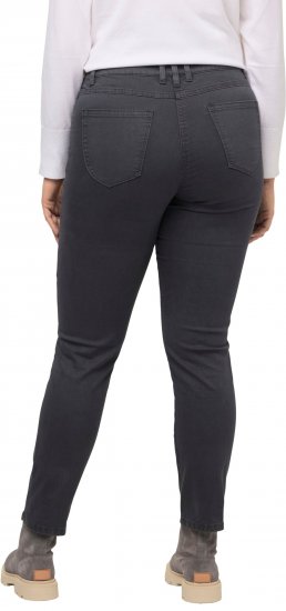 Ulla Popken Stretch Fit 6 Pocket Cargo Pants Black - Jeansy & Spodnie w Dużych Rozmiarach – Plus Size - 