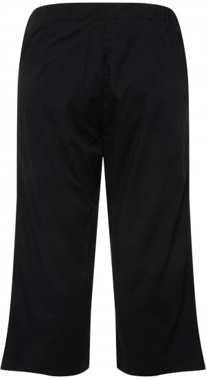 Ulla Popken Cropped Ruby Fit Pants Black - Jeansy & Spodnie w Dużych Rozmiarach – Plus Size - 