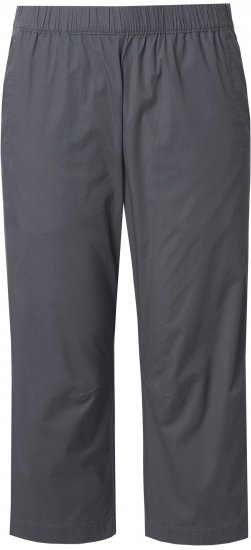 Ulla Popken Cropped Ruby Fit Pants Graphite Grey - Jeansy & Spodnie w Dużych Rozmiarach – Plus Size - 