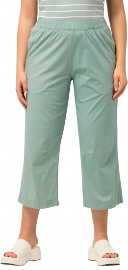 Ulla Popken Cropped Ruby Fit Pants Moss Green - Jeansy & Spodnie w Dużych Rozmiarach – Plus Size - 