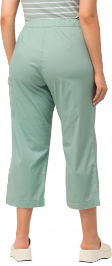 Ulla Popken Cropped Ruby Fit Pants Moss Green - Jeansy & Spodnie w Dużych Rozmiarach – Plus Size - 