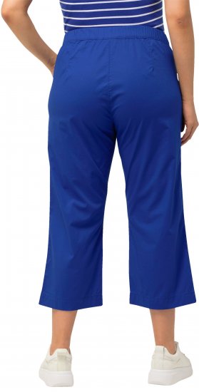 Ulla Popken Cropped Ruby Fit Pants Blue - Jeansy & Spodnie w Dużych Rozmiarach – Plus Size - 