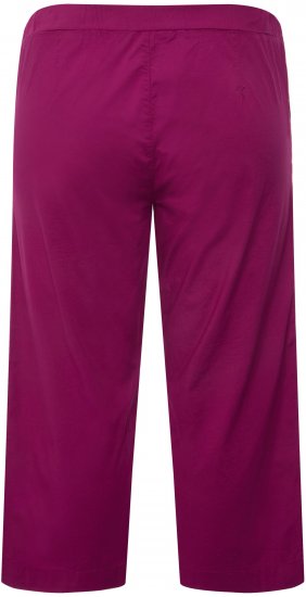 Ulla Popken Cropped Ruby Fit Pants Magnolia Red - Jeansy & Spodnie w Dużych Rozmiarach – Plus Size - 