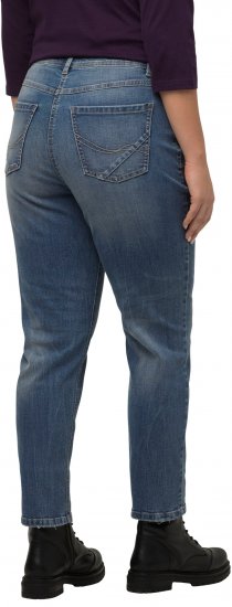 Ulla Popken Thermal Mom Jeans Blue Denim - Jeansy & Spodnie w Dużych Rozmiarach – Plus Size - 
