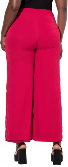 Ulla Popken Layered Chiffon Wide Leg Pants - Jeansy & Spodnie w Dużych Rozmiarach – Plus Size - 