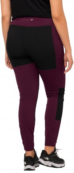 Ulla Popken High Waisted Hiking Leggings Purple - Jeansy & Spodnie w Dużych Rozmiarach – Plus Size - 
