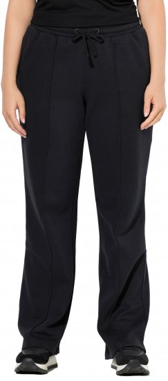 Ulla Popken Track Pants Black - Jeansy & Spodnie w Dużych Rozmiarach – Plus Size - 