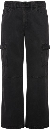 Ulla Popken Mandy Cargo Jeans Black - Jeansy & Spodnie w Dużych Rozmiarach – Plus Size - 