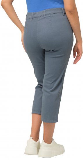 Ulla Popken Cropped Stretch Fit Mony Pants Light Sapphire - Jeansy & Spodnie w Dużych Rozmiarach – Plus Size - 