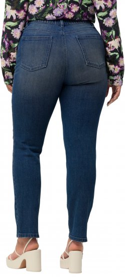Ulla Popken Sammy Destroy 5 Pocket Jeans Blue Denim - Jeansy & Spodnie w Dużych Rozmiarach – Plus Size - 