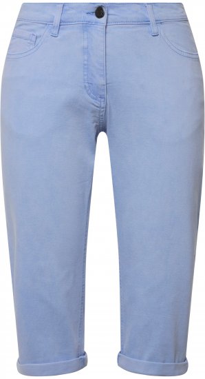 Ulla Popken Capri Boyfriend Jeans Blue - Jeansy & Spodnie w Dużych Rozmiarach – Plus Size - 