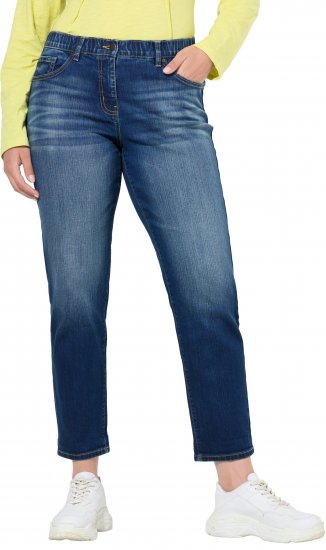 Ulla Popken Boyfriend Jeans Blue Denim - Jeansy & Spodnie w Dużych Rozmiarach – Plus Size - 