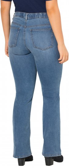Ulla Popken Bootcut Marie Jeans Light Blue Denim - Jeansy & Spodnie w Dużych Rozmiarach – Plus Size - 