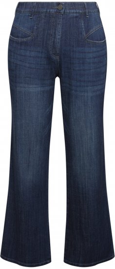 Ulla Popken Bootcut Stretch Fit Jeans Blue - Jeansy & Spodnie w Dużych Rozmiarach – Plus Size - 