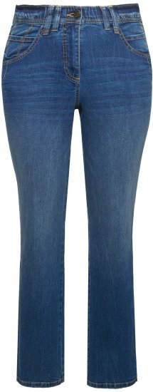 Ulla Popken Wide Leg Mandy Jeans Blue - Jeansy & Spodnie w Dużych Rozmiarach – Plus Size - 