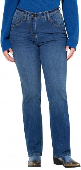 Ulla Popken Wide Leg Mandy Jeans Blue - Jeansy & Spodnie w Dużych Rozmiarach – Plus Size - 